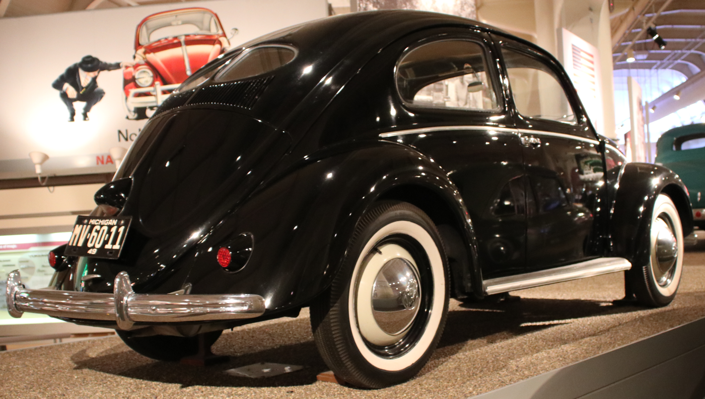 1949 Volkswagen Beetle at Ford Museum 2018